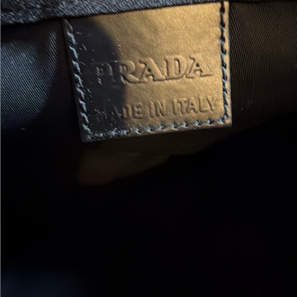 Authentic Prada MV176 Vela Nylon Pouch Nero Black - w/ Cards - Picture 3 of 5